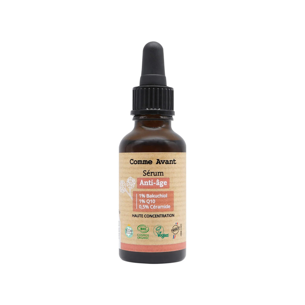 Sérum visage anti-âge naturel au bakuchiol – peau mature & sensible