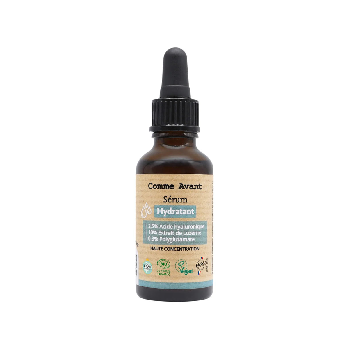 Sérum hydratant visage acide hyaluronique – sans parfum