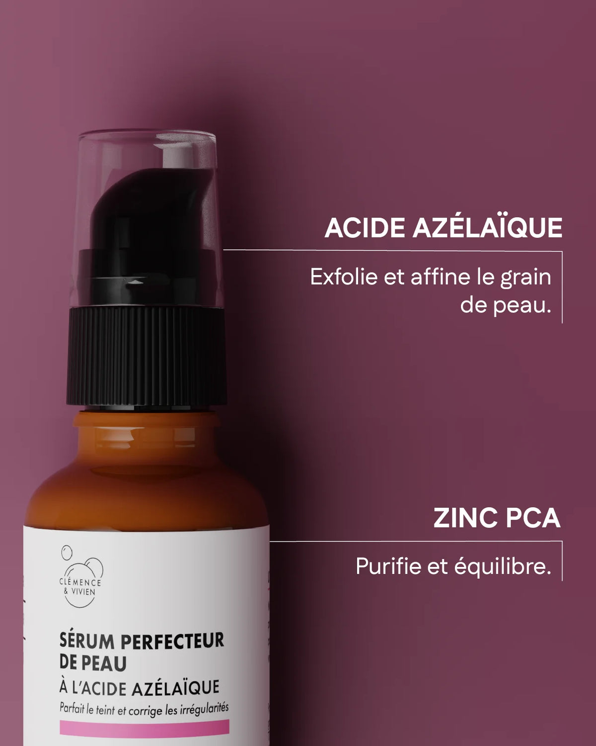 Sérum perfecteur de peau à l’acide azélaïque 10 % – éclat & imperfections