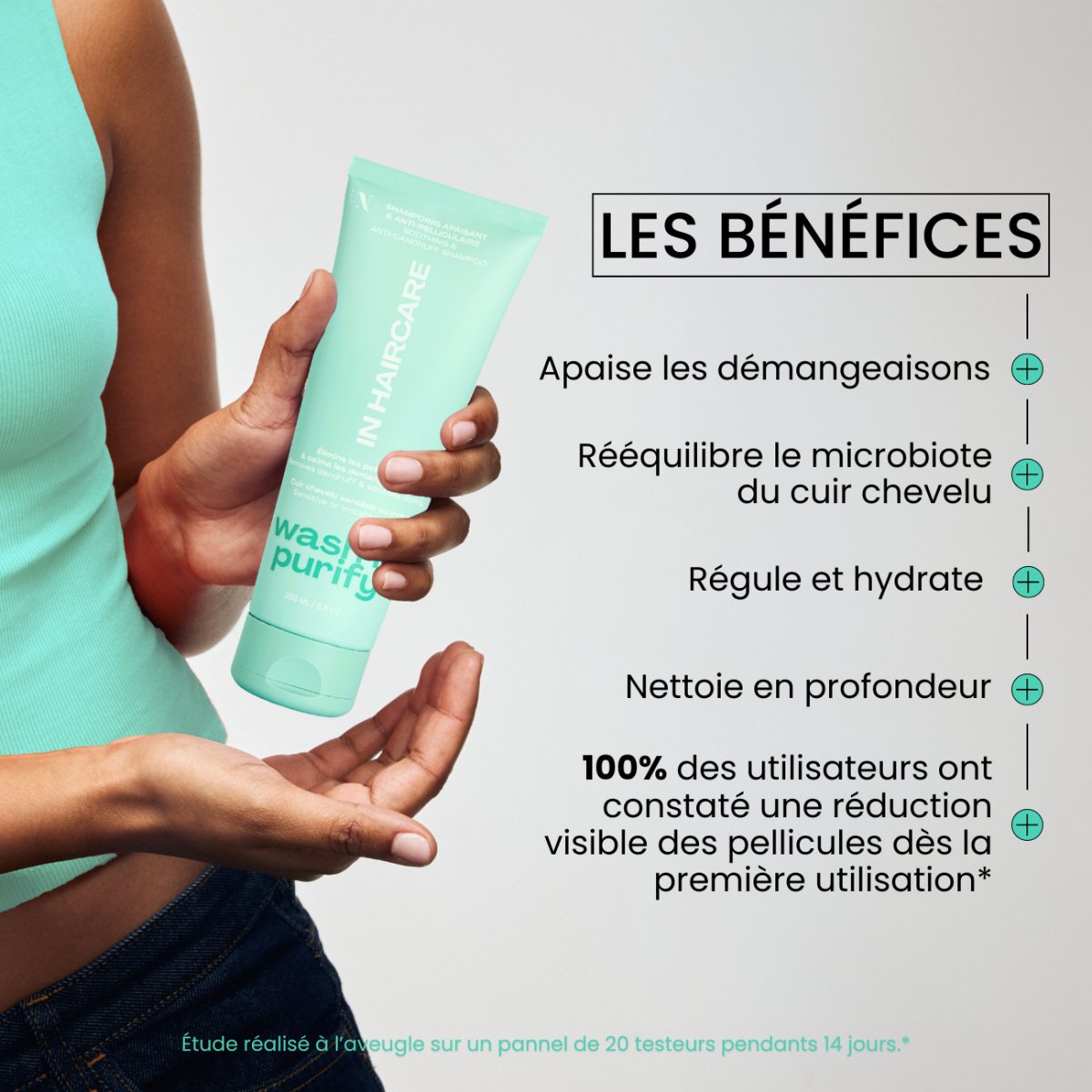 Shampoing apaisant : Wash n'Purify