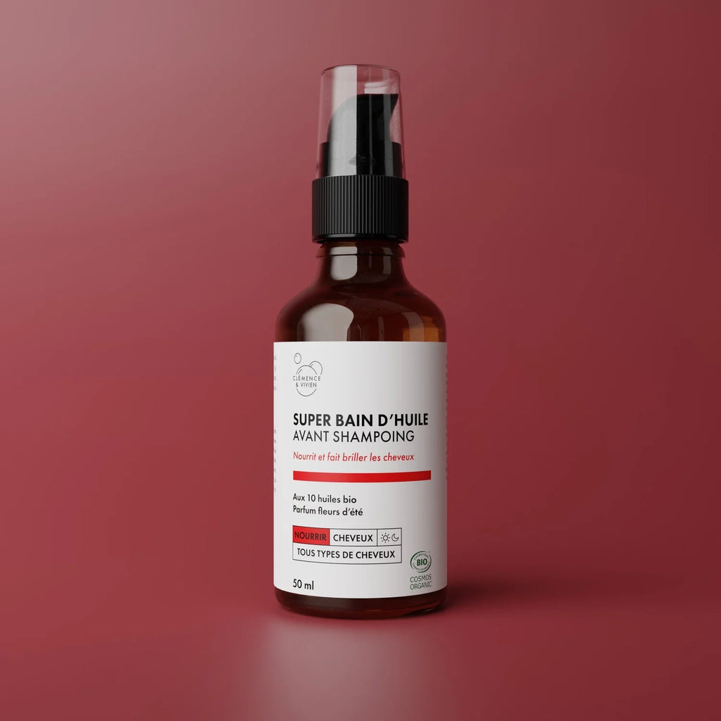 Bain d’huile cheveux avant shampoing – nutrition cheveux secs