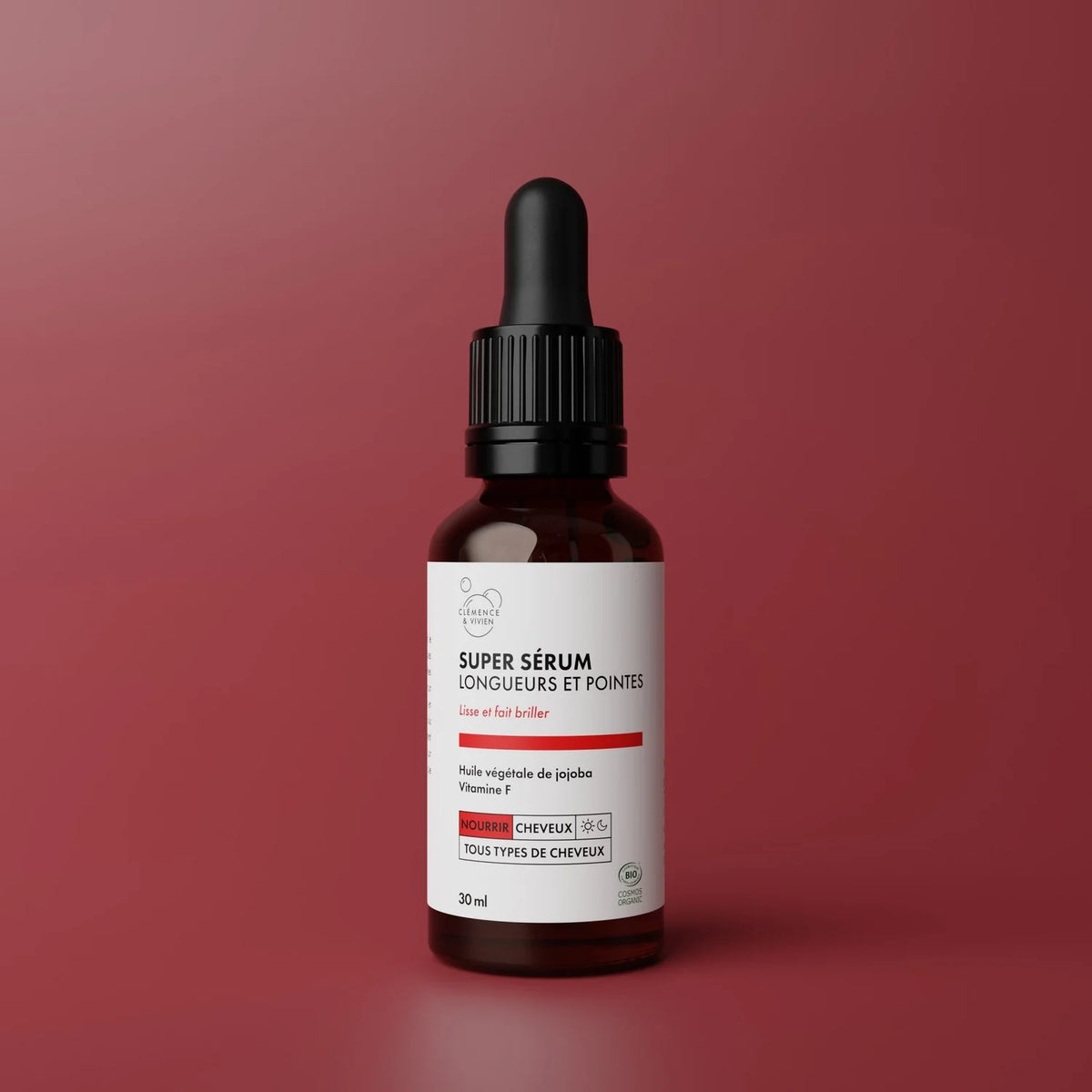 Sérum capillaire longueurs & pointes – cheveux secs sans effet gras