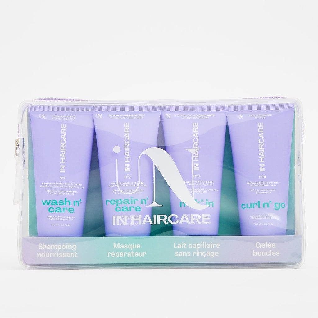 Trousse cheveux voyage routine complète 4 soins - Travel & Go
