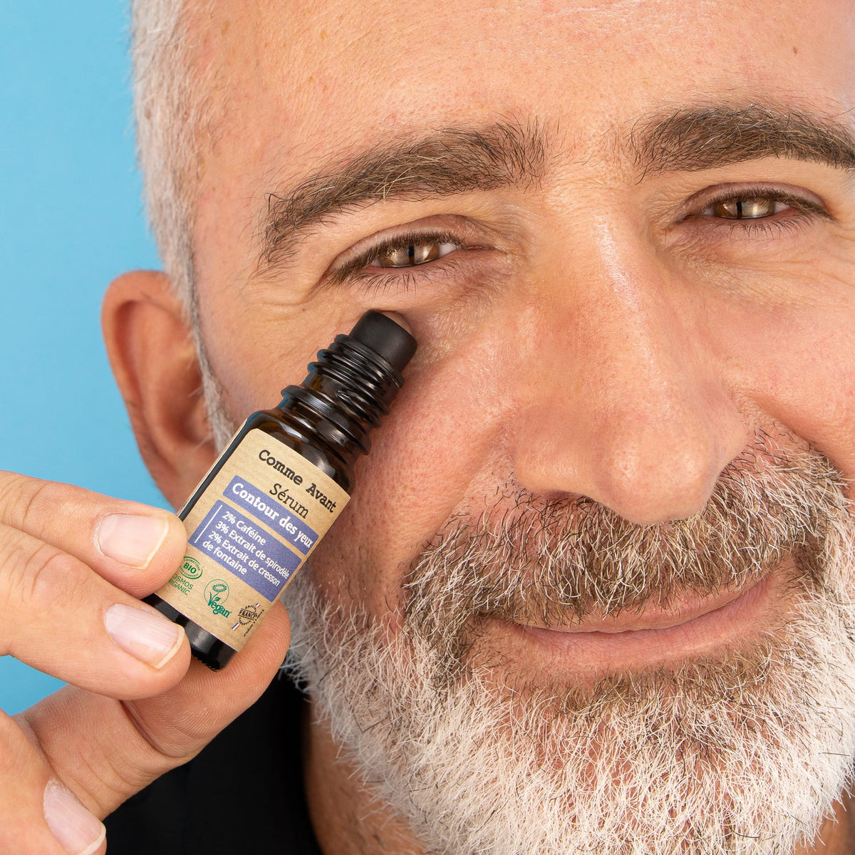 Sérum contour des yeux bio à la caféine